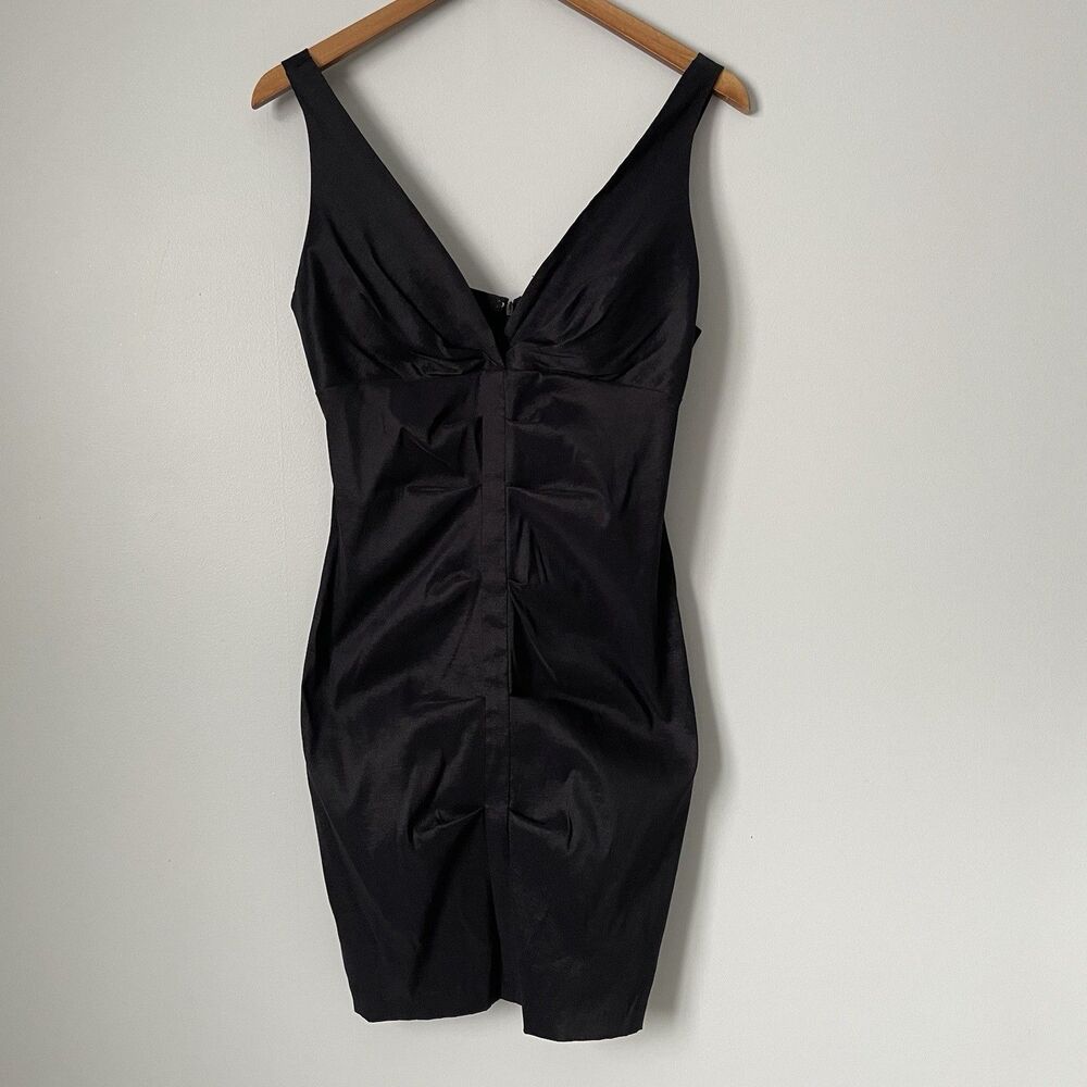 Vintage Profile y2k 2000's Formal Dress Sleeveless Ruched Form Fitting Women's 9